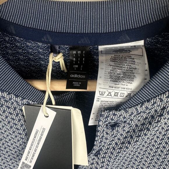 New Adidas x Toronto Maple Leafs Men's Size L Polo Golf Shirt Casual Collared - Picture 3 of 8